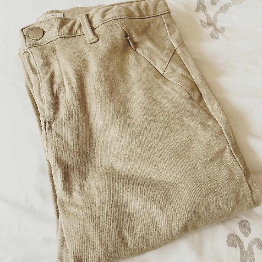 SOLD - Zara skinny khaki stretch jeans